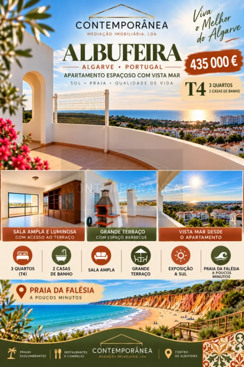 Apartamento T4 para Venda em Albufeira e Olhos de Água
