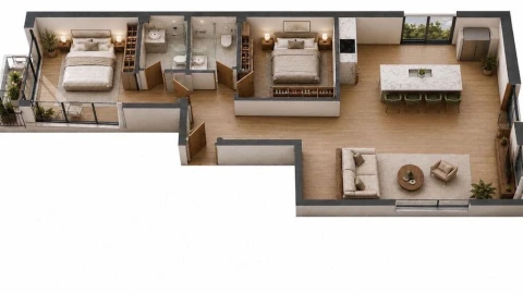 Apartamento T2 para Venda em Vila Real de Santo Antonio