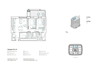Apartamento T2 para Venda em Paranhos