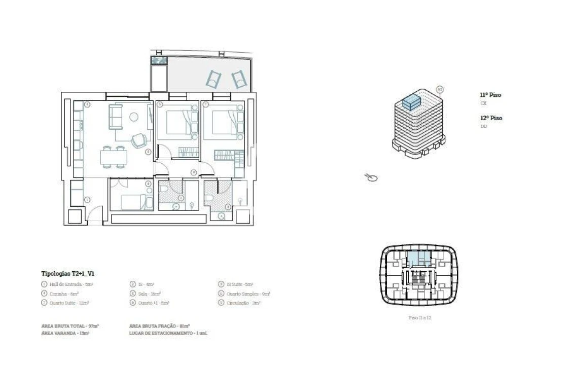 Apartamento T2 para Venda em Paranhos Foto 5