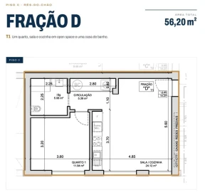 Apartamento T1 para Venda em Atouguia da Baleia