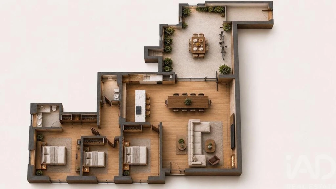 Apartamento T3 para Venda em Vila Real de Santo Antonio Foto 5
