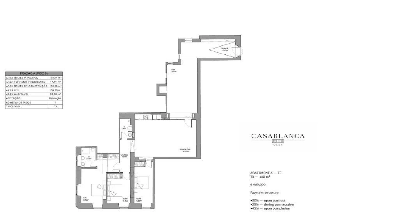 Apartamento T3 para Venda em Vila Real de Santo Antonio Foto 4