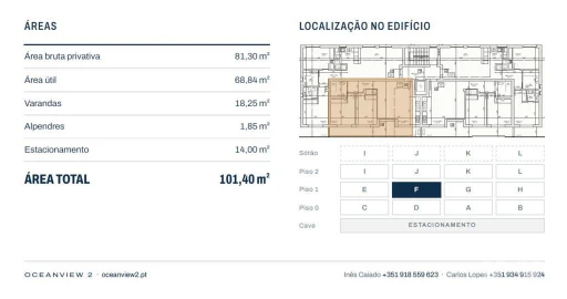 Apartamento T2 para Venda em Atouguia da Baleia