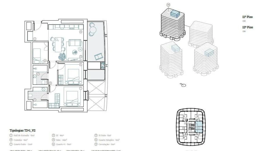 Apartamento T2 para Venda em Paranhos