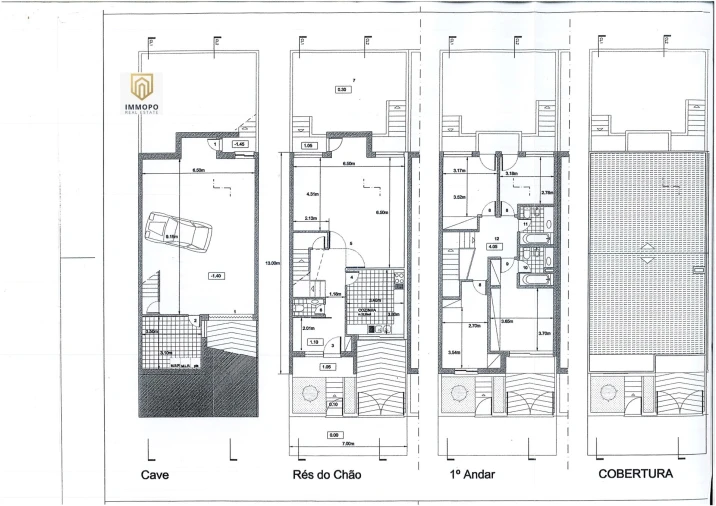 Apartamento T3 para Arrendamento em Matosinhos e Leça da Palmeira Planta 1