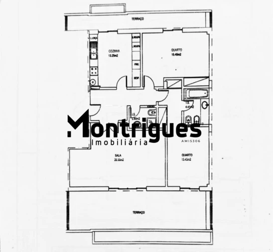 Apartamento T2 para Venda em Parque das Nações Planta 1