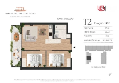 Apartamento T2 para Venda em Vilar de Andorinho