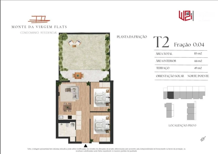 Apartamento T2 para Venda em Vilar de Andorinho Foto 14