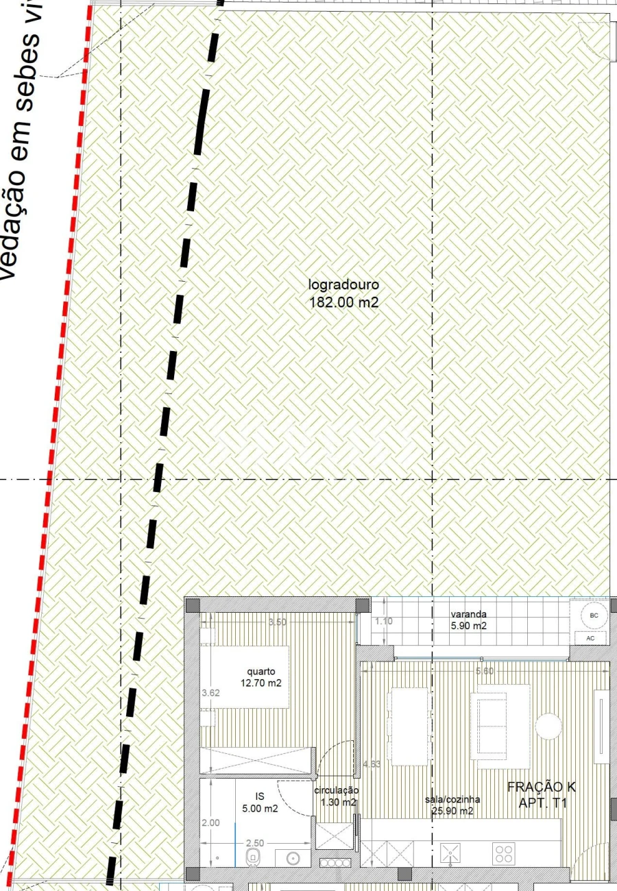 Apartamento T1 para Venda em Adães Foto 13