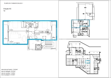 Apartamento T2 para Venda em Nossa Senhora da Conceição, São Pedro e São Dinis