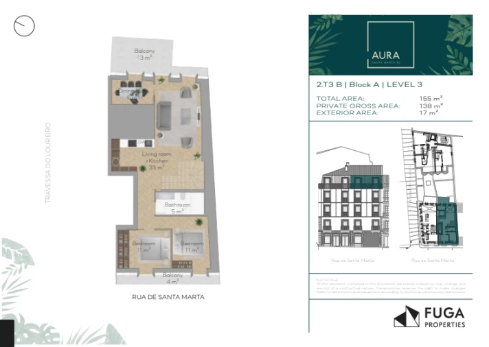 Apartamento T3 para Venda em Santo António Planta 2