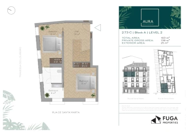 Apartamento T3 para Venda em Santo António
