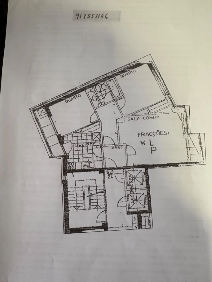 Apartamento T2 para Venda em Cedofeita, Santo Ildefonso, Sé, Miragaia, São Nicolau e Vitória Planta 1