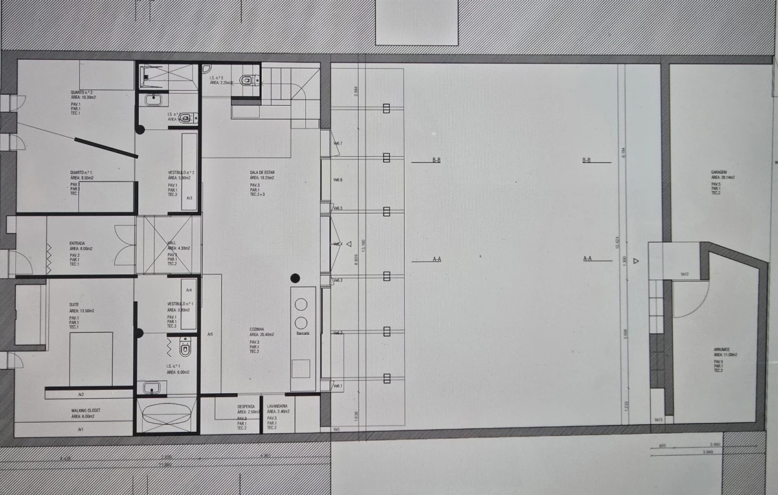 Moradia T4 para Venda em Igrejinha Planta 2