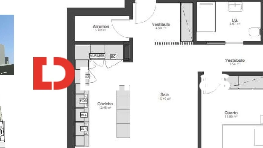 Apartamento T2 para Venda em Matosinhos e Leça da Palmeira