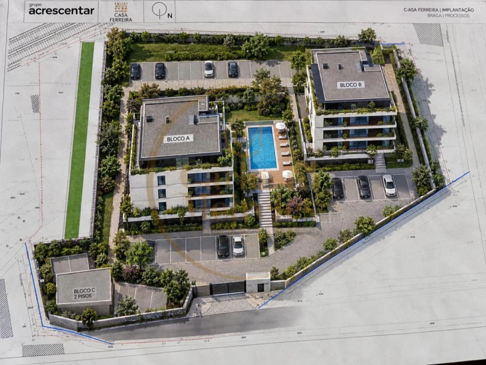 Apartamento T1 para Venda em Ferreiros e Gondizalves Foto 1