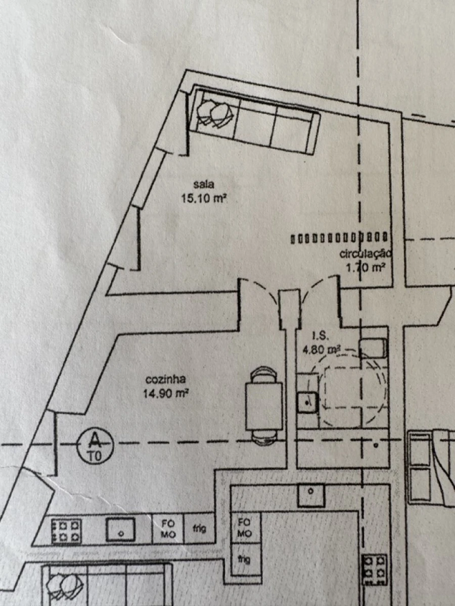 Apartamento T1 para Venda em Bombarral e Vale Covo Planta 1