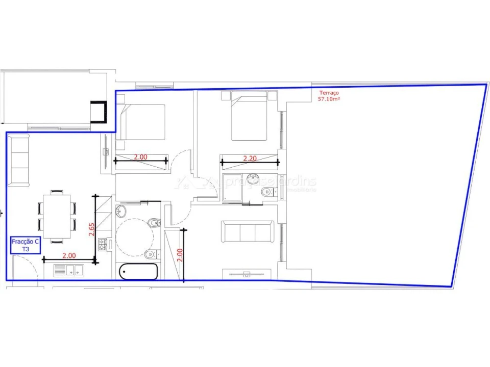 Apartamento T3 para Venda em Caranguejeira Foto 12