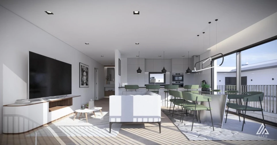 Apartamento T1 para Venda em Palmeira de Faro e Curvos Foto 6