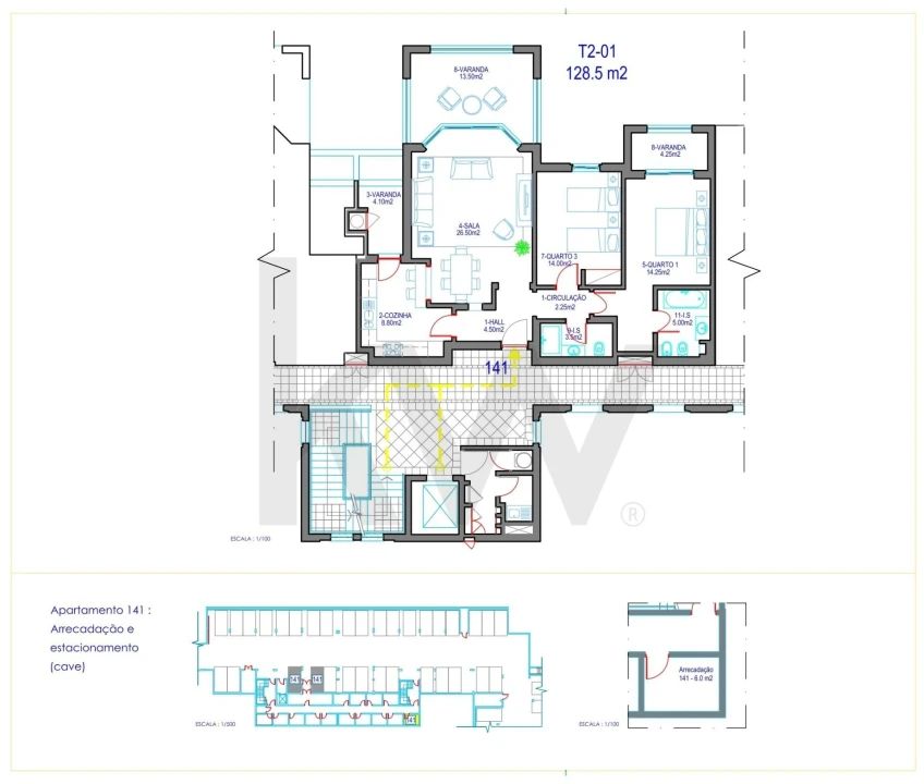 Apartamento T2 para Venda em Quarteira Foto 25