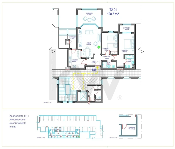 Apartamento T2 para Venda em Quarteira Foto 25