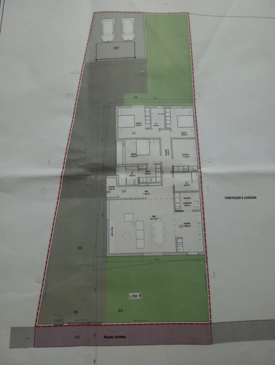 Moradia T3 para Venda em São Bernardo Planta 1