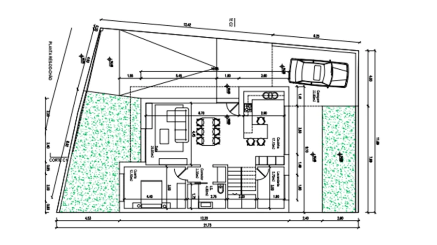 Moradia T4 para Venda em Cacia Planta 1