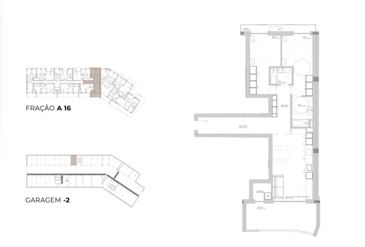Apartamento T2 para Venda em Oliveira do Douro Planta 1