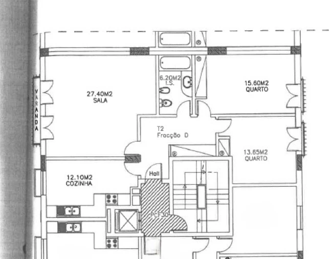Apartamento T2 para Venda em Mafra Planta 1