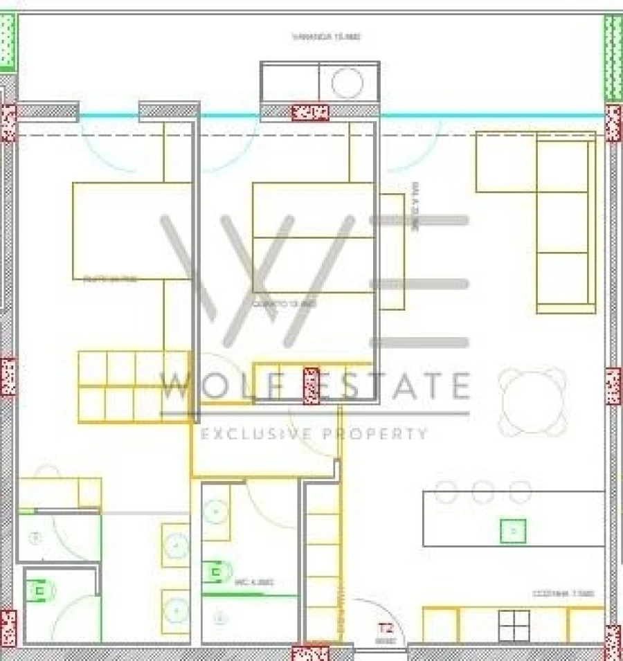 Apartamento T2 para Venda em Ferreiros e Gondizalves Planta 1