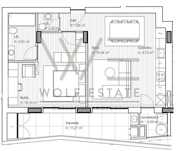 Apartamento T1 para Venda em Ferreiros e Gondizalves Foto 9
