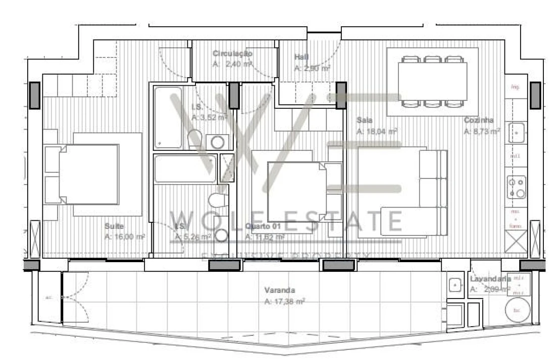 Apartamento T2 para Venda em Ferreiros e Gondizalves Foto 9