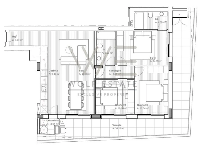 Apartamento T3 para Venda em Ferreiros e Gondizalves Foto 9