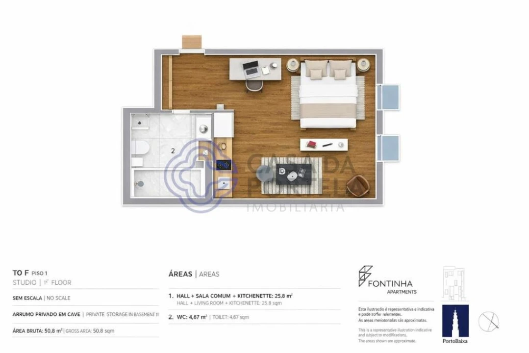 Apartamento para Venda em Cedofeita, Santo Ildefonso, Sé, Miragaia, São Nicolau e Vitória Foto 31