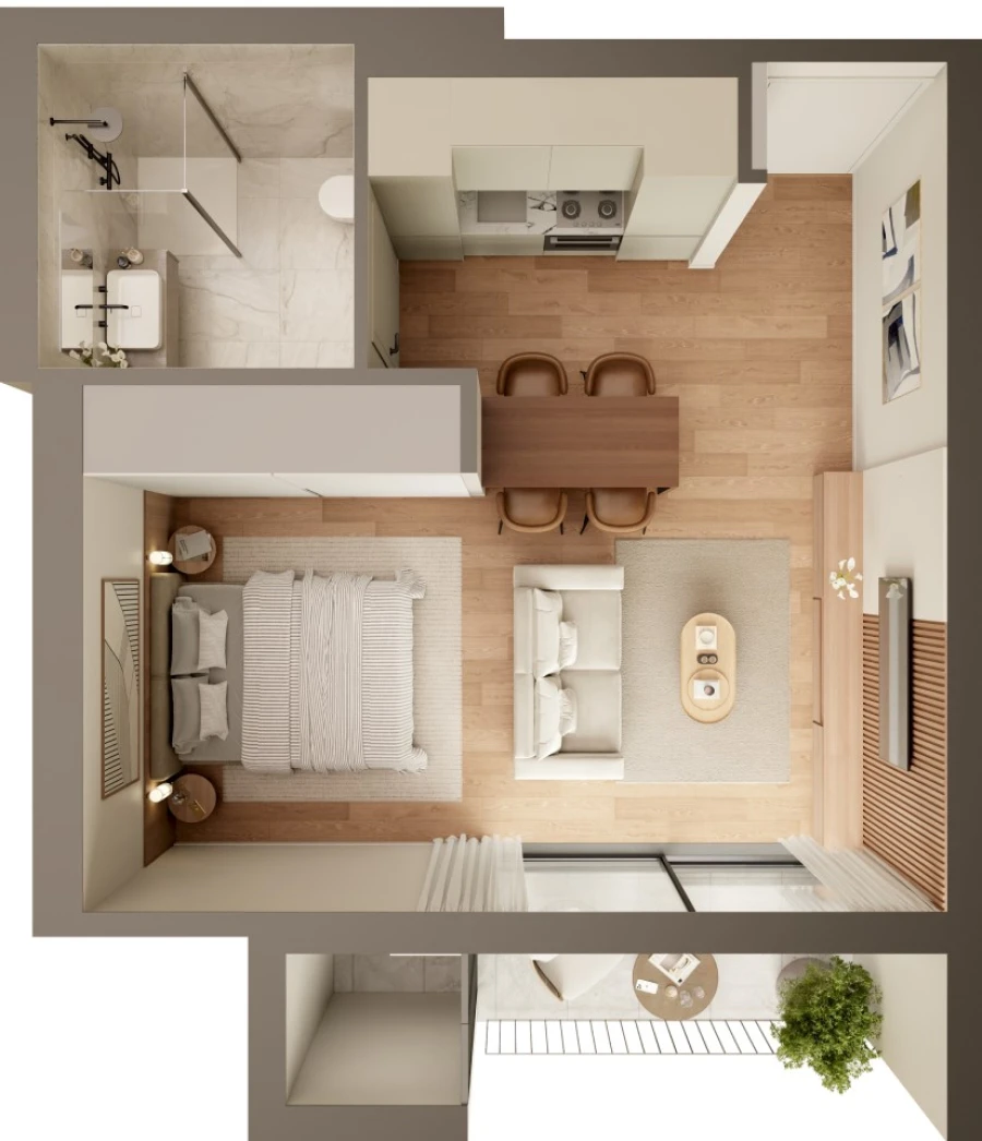 Apartamento para Venda em Fânzeres e São Pedro da Cova Planta 1
