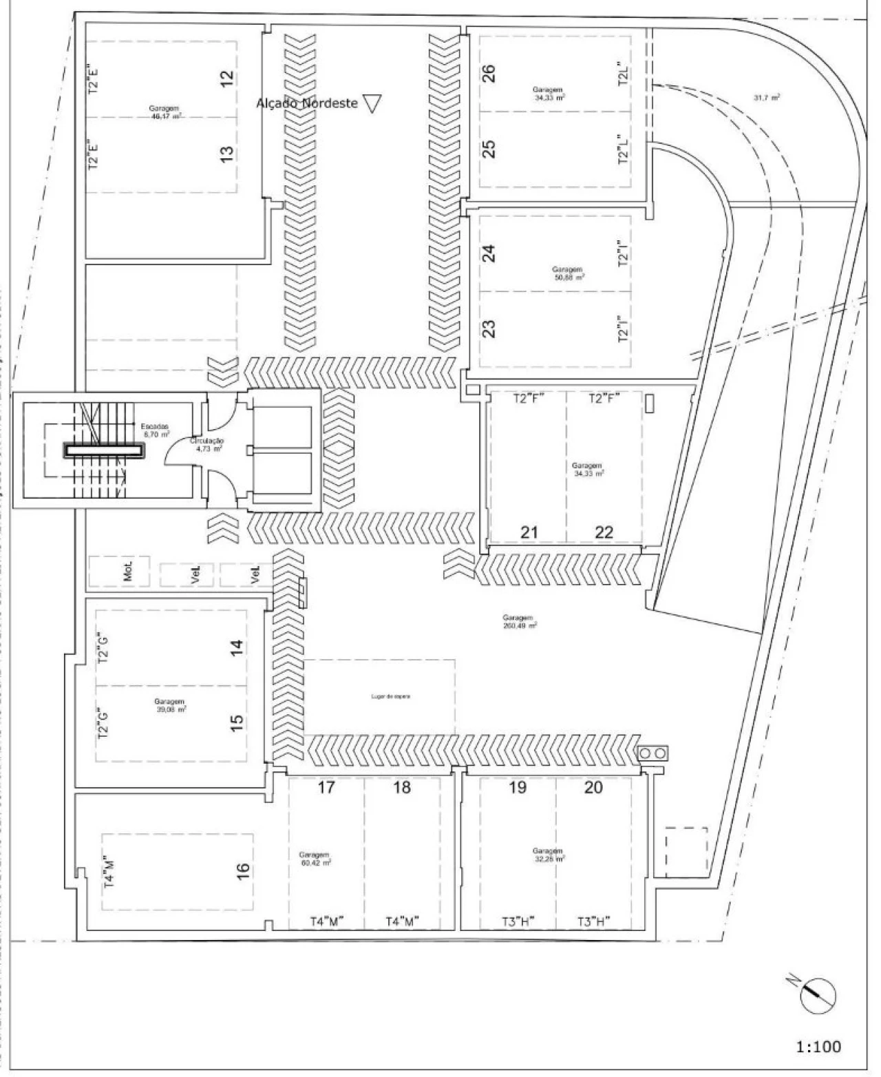 Apartamento T2 para Venda em Cascais e Estoril Planta 2