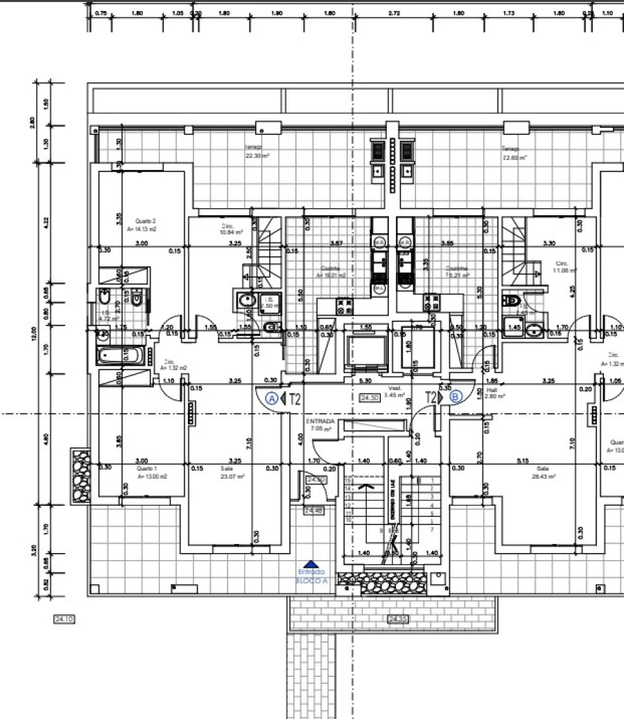 Apartamento T2 para Venda em Seixal, Arrentela e Aldeia de Paio Pires Planta 1
