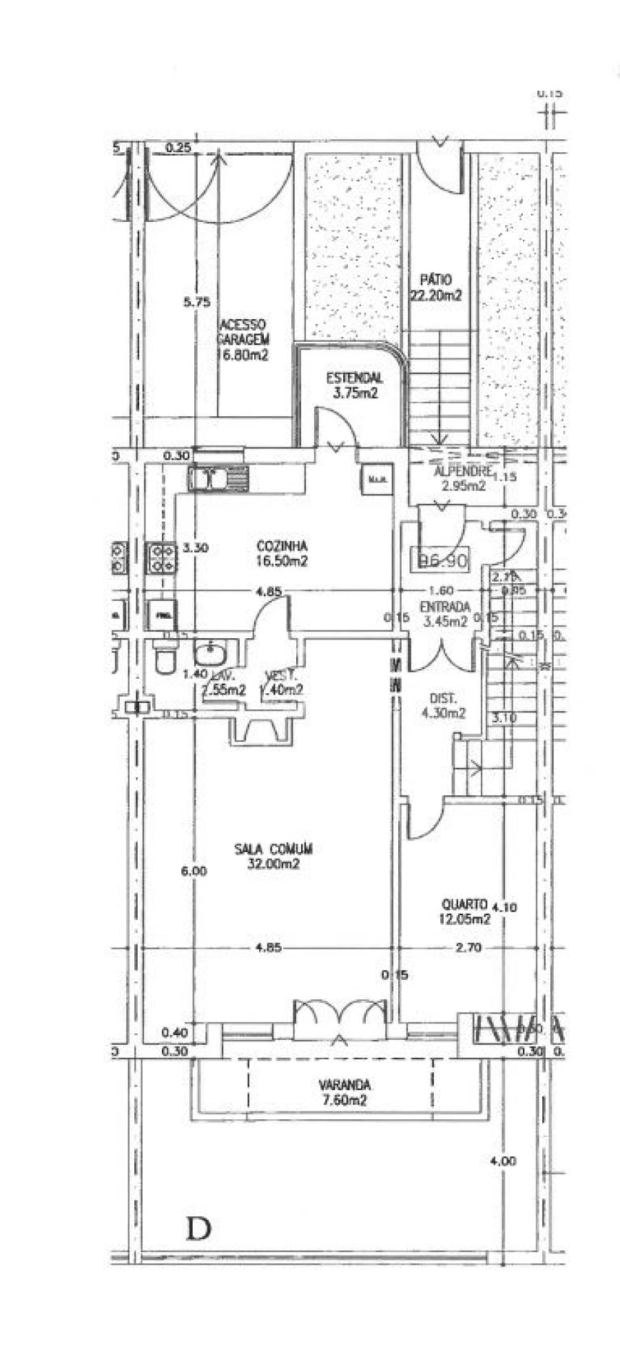 Apartamento T4 para Venda em Bombarral e Vale Covo Planta 1