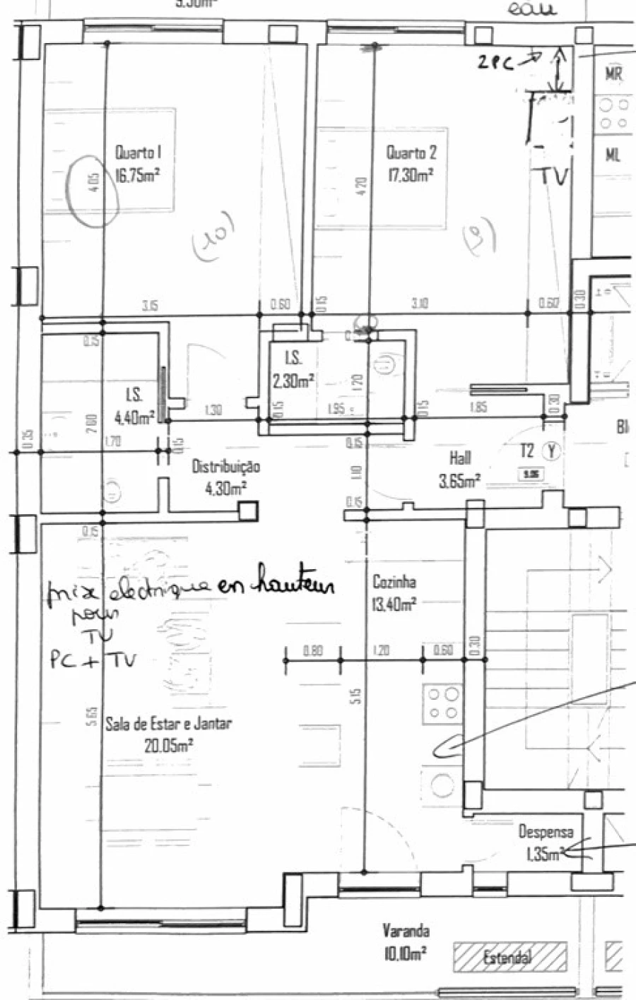 Apartamento T2 para Venda em Olhão Planta 1