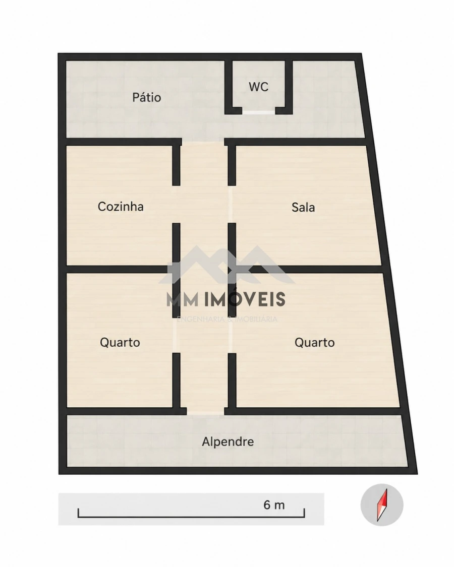Moradia T2 para Venda em Azurem Foto 42