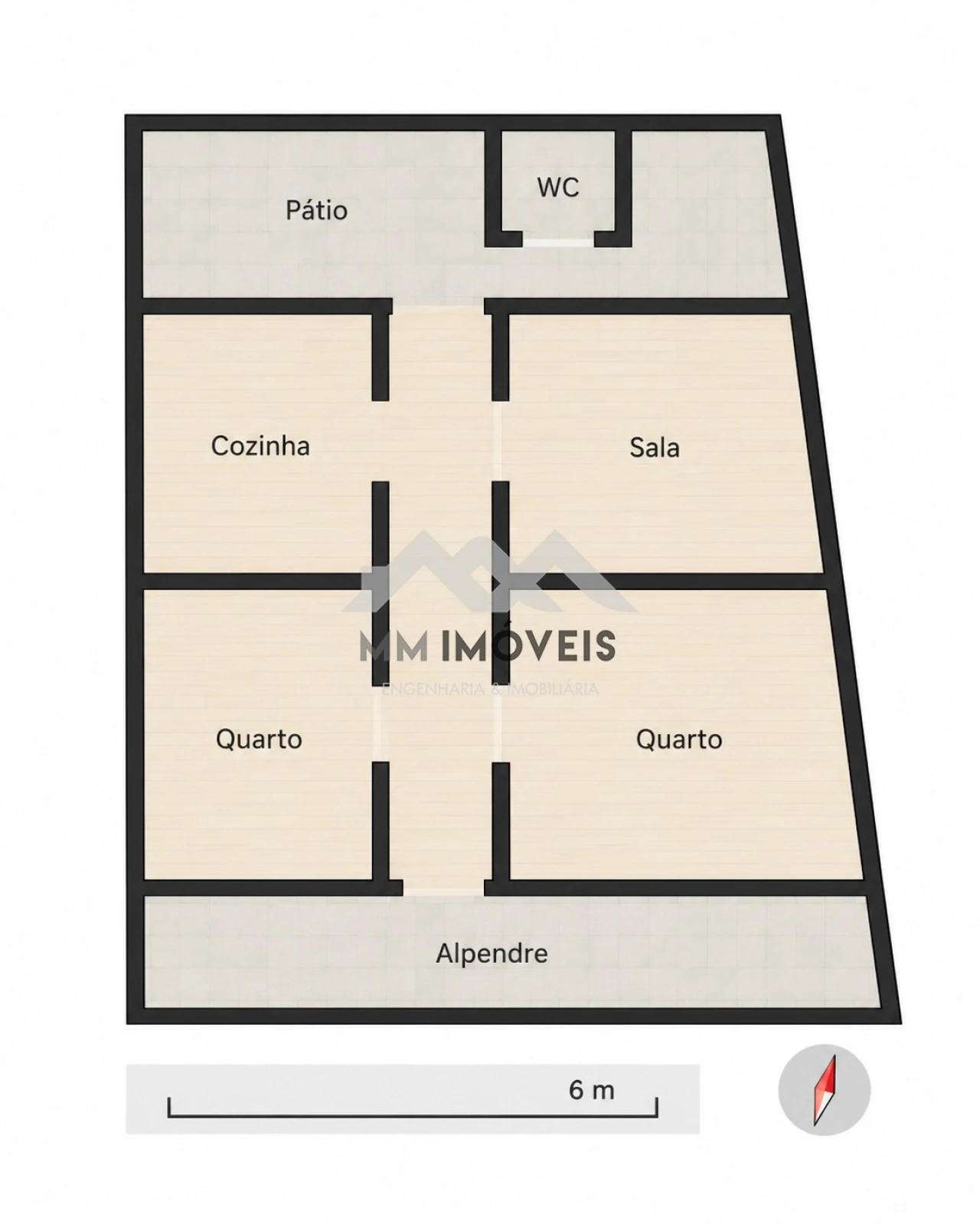 Moradia T2 para Venda em Azurem Foto 42