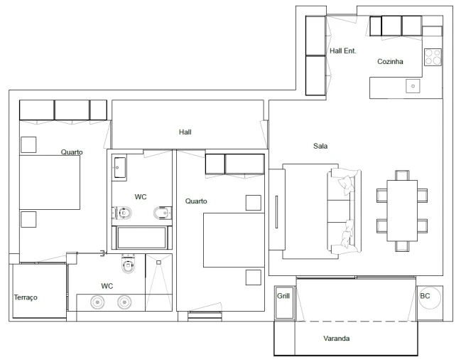 Apartamento T2 para Venda em Santa Marinha e São Pedro da Afurada Foto 17
