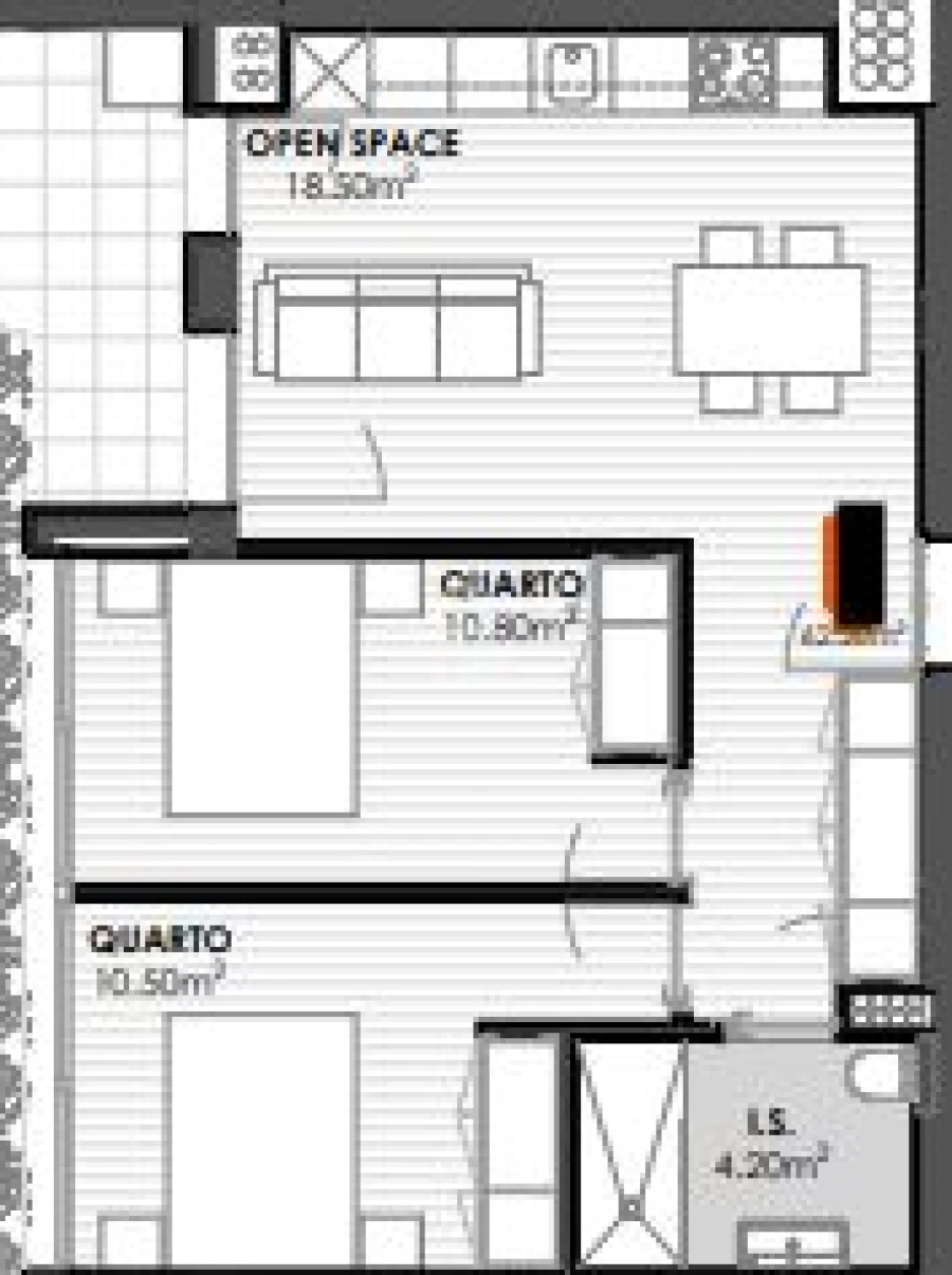 Apartamento T2 para Venda em Darque Foto 21