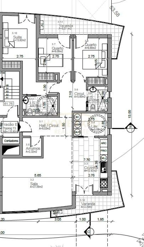 Apartamento T3 para Venda em Vialonga