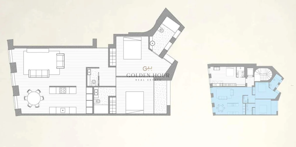 Apartamento T2 para Venda em Cedofeita, Santo Ildefonso, Sé, Miragaia, São Nicolau e Vitória Planta 1