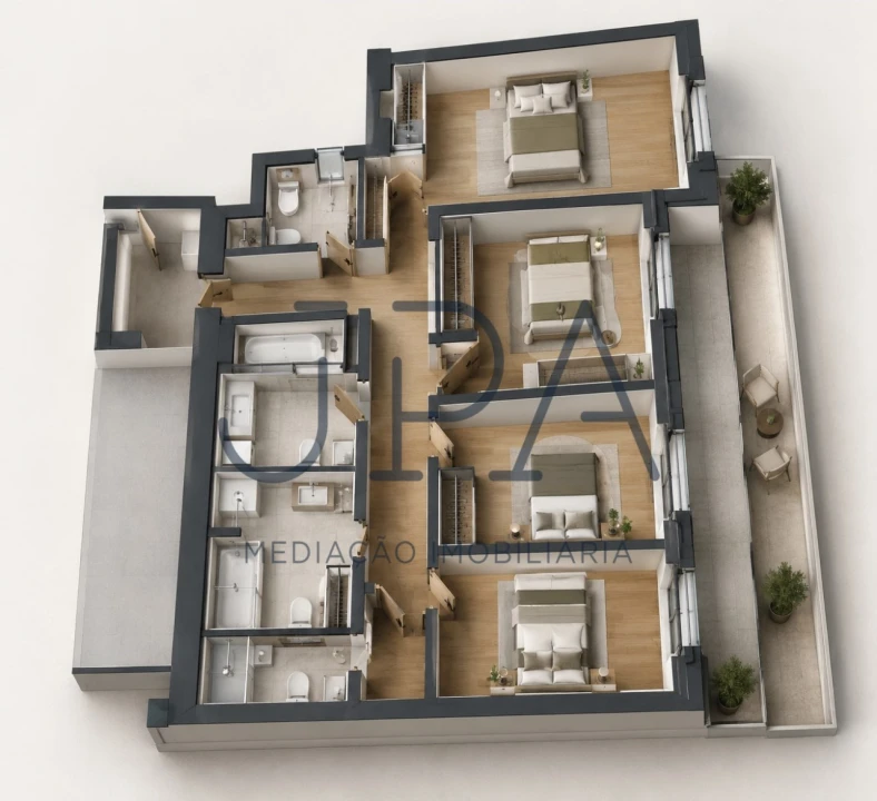Apartamento T3 para Venda em Vila Real de Santo Antonio Foto 1