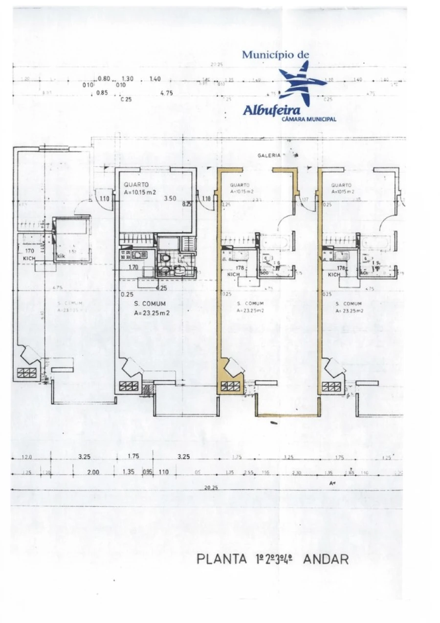Apartamento T2 para Venda em Albufeira e Olhos de Água Planta 1