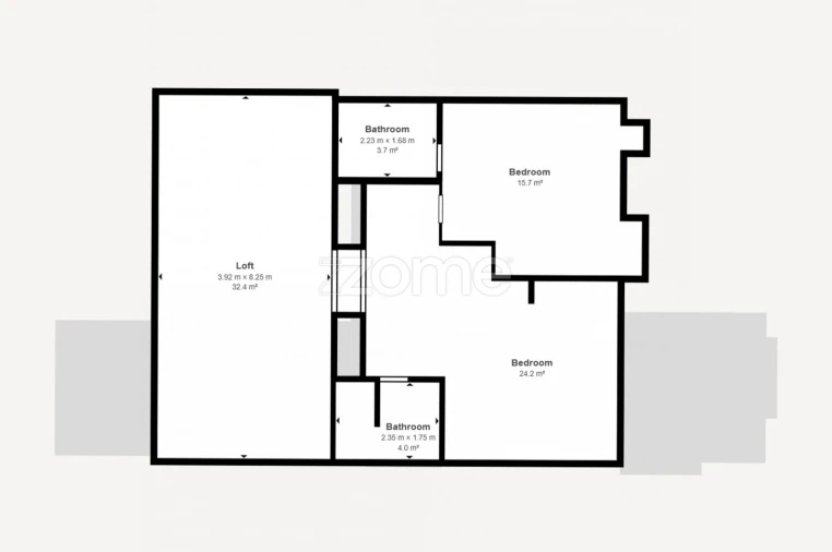 Apartamento T3 para Venda em Custóias, Leça do Balio e Guifões Planta 1