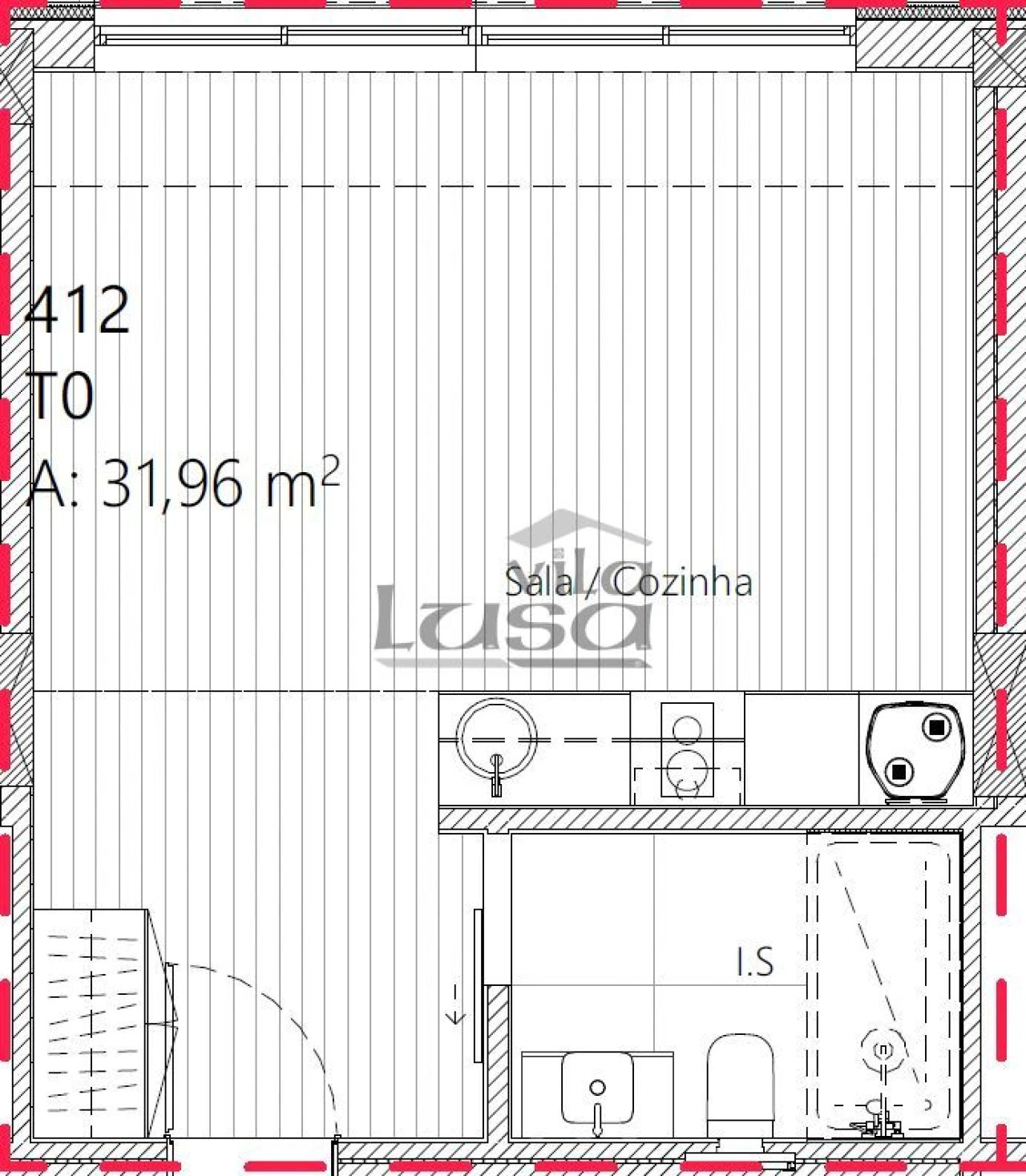 Apartamento T0 para Venda em Mafamude e Vilar do Paraíso Foto 18